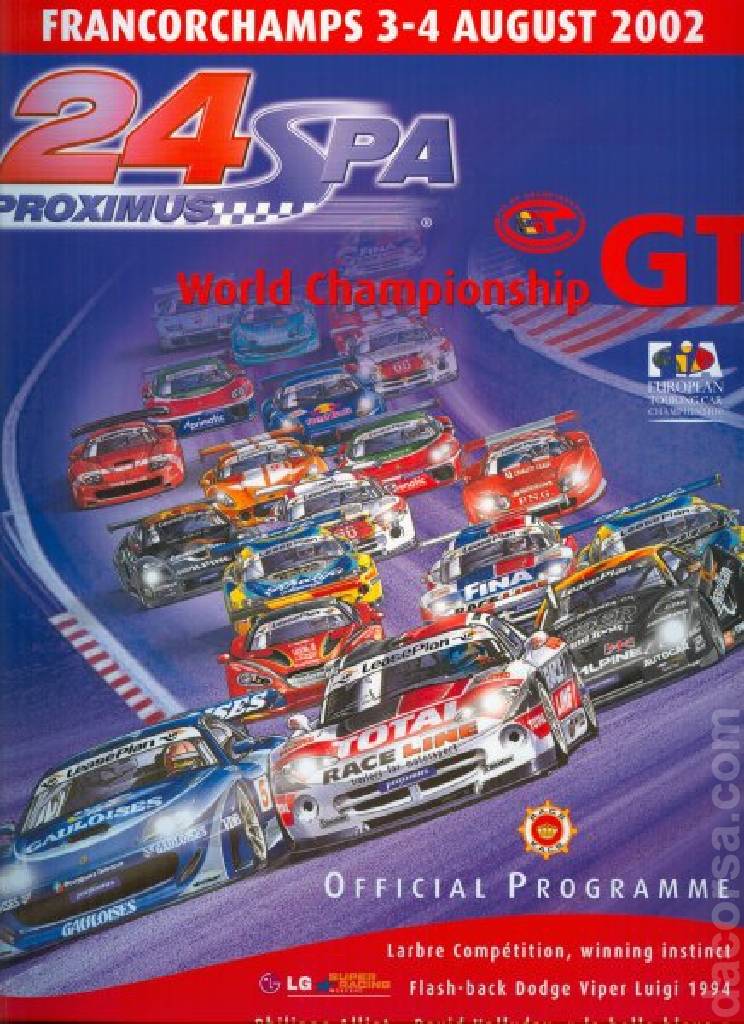 Image representing 24 Heures de Spa-Francorchamps 2002, FIA GT Championship round 07, Belgium, 3 - 4 August 2002