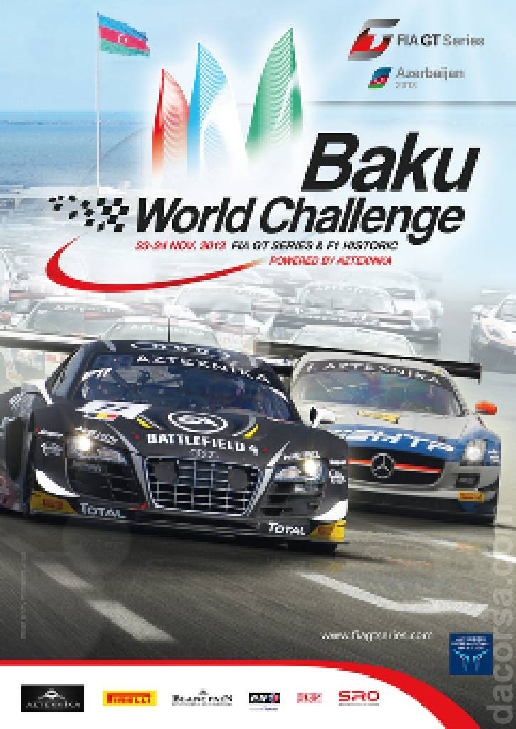 Poster of Baku World Challenge 2013, FIA GT Championship round 06, Azerbaijan, 23 - 24 November 2013
