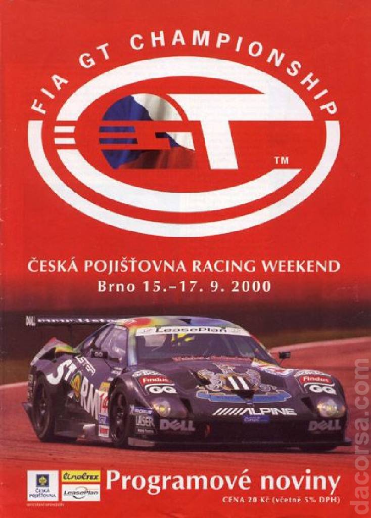 Poster of Brno 500km 2000, FIA GT Championship round 09, Czech Republic, 15 - 17 September 2000