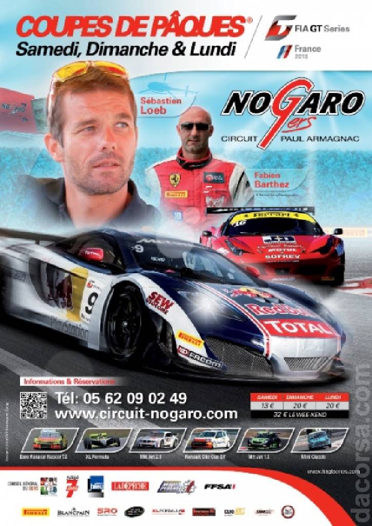 Poster of Coupes de Paques 2013, FIA GT Championship round 01, France, 29 March - 1 April 2013