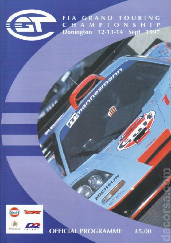 Poster of Donington 4 Hours 1997, FIA GT Championship round 08, United Kingdom, 12 - 14 September 1997