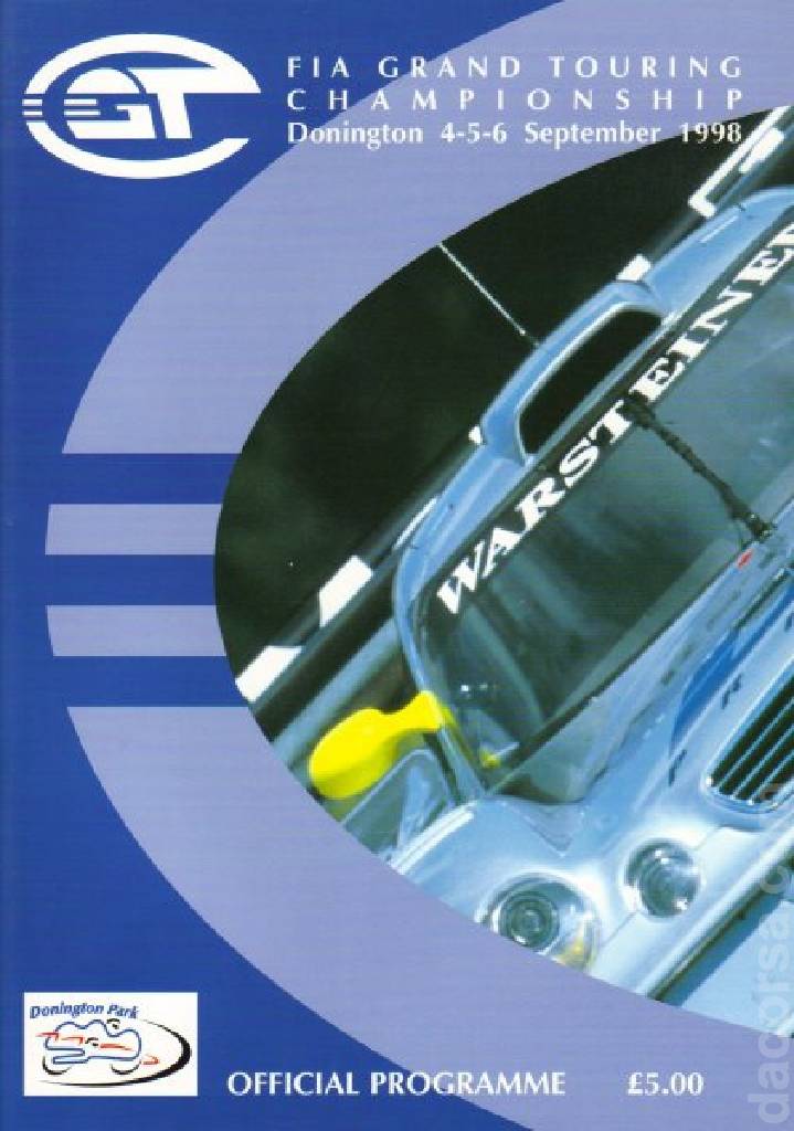 Poster of Donington 500km 1998, FIA GT Championship round 07, United Kingdom, 4 - 6 September 1998
