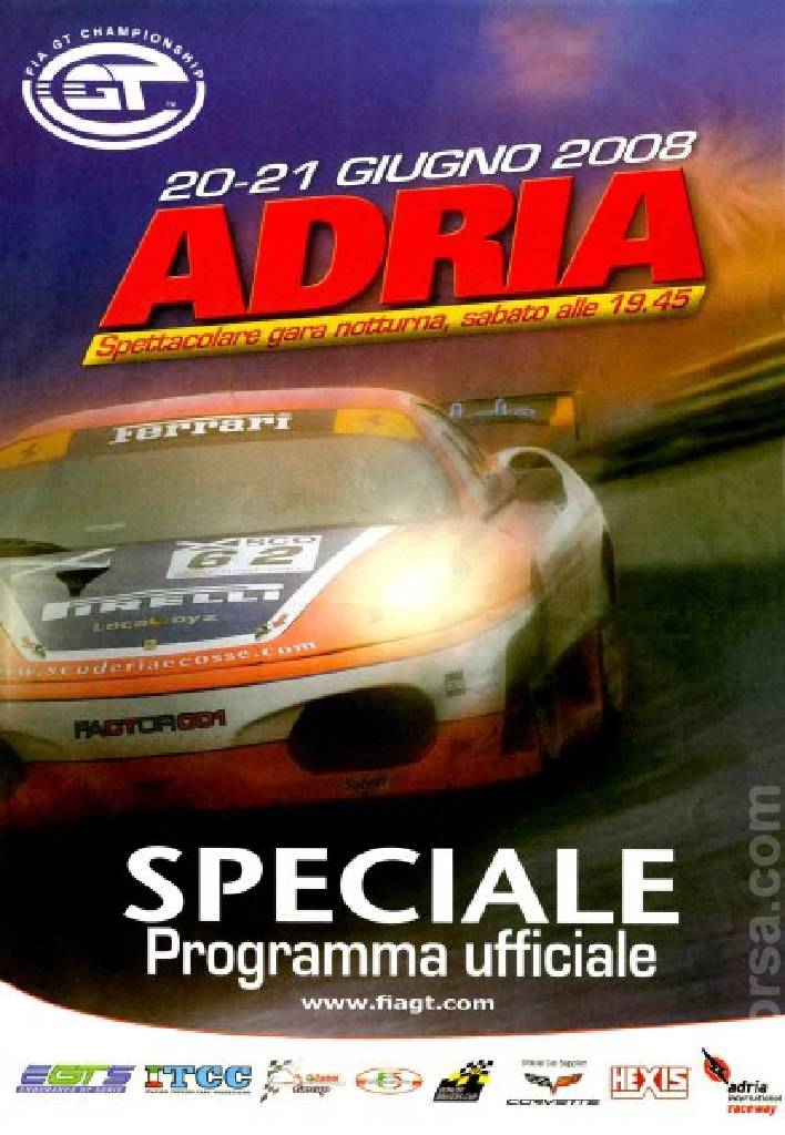 Image representing FIA GT Championship Adria 2008, Italy, 20 - 21 June 2008