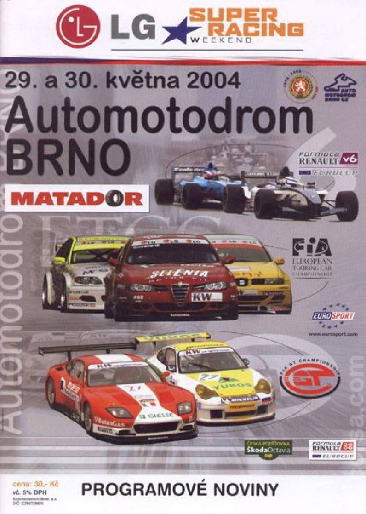 Poster of FIA GT Championship Brno 2004, Czech Republic, 29 - 30 May 2004