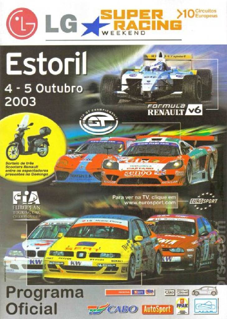 Poster of FIA GT Championship Estoril 2003, Portugal, 4 - 5 October 2003