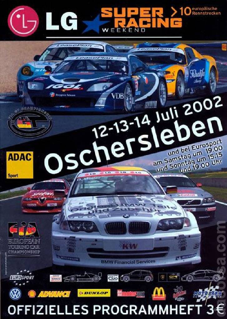Poster of FIA GT Championship Oschersleben 2002, Germany, 12 - 14 July 2002