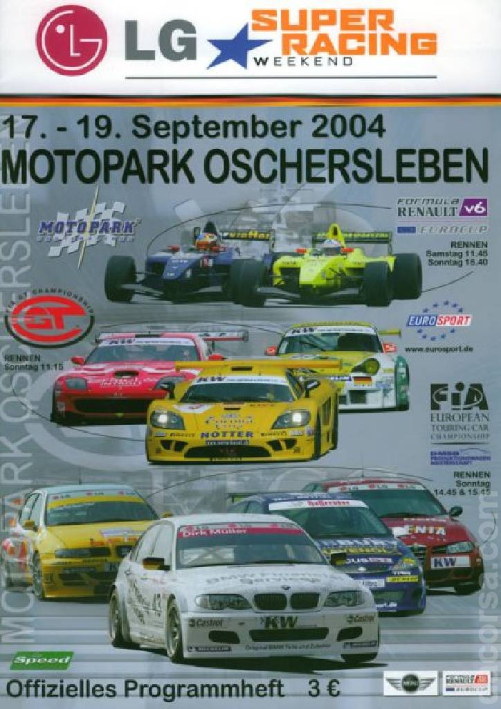 Poster of FIA GT Championship Oschersleben 2004, Germany, 17 - 19 September 2004