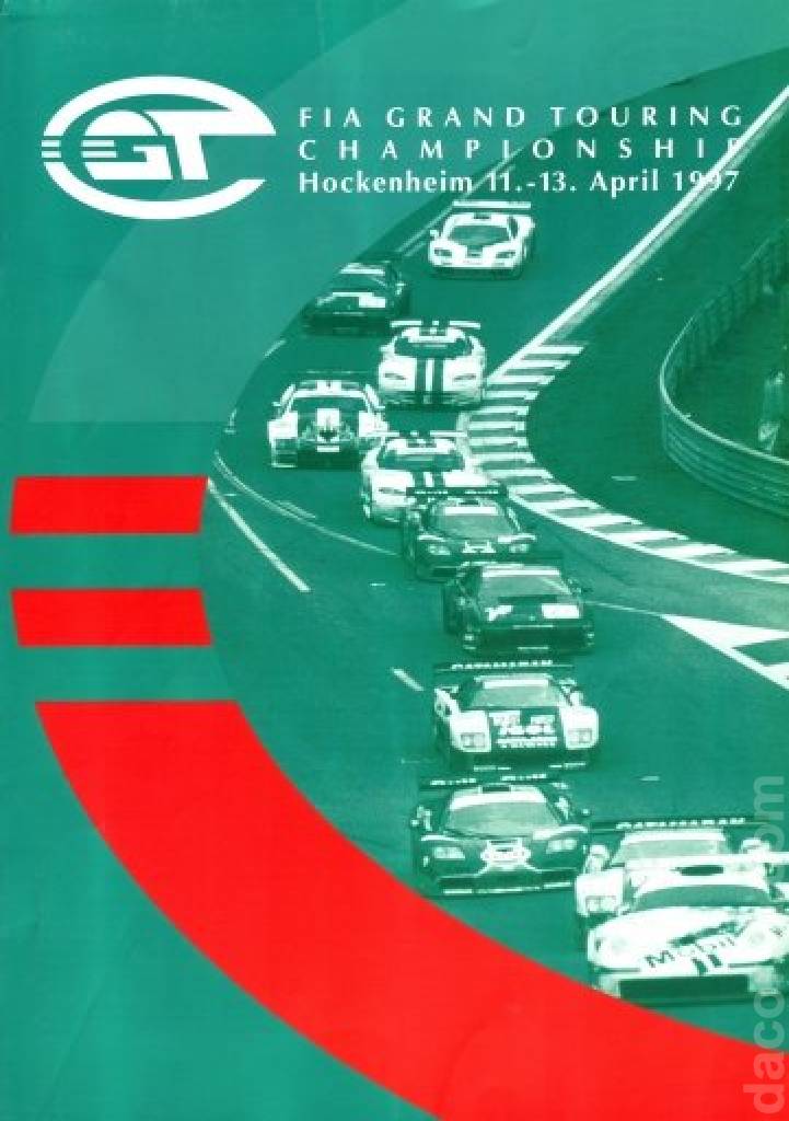 Poster of Hockenheimring 4 Hours 1997, FIA GT Championship round 01, Germany, 11 - 13 April 1997