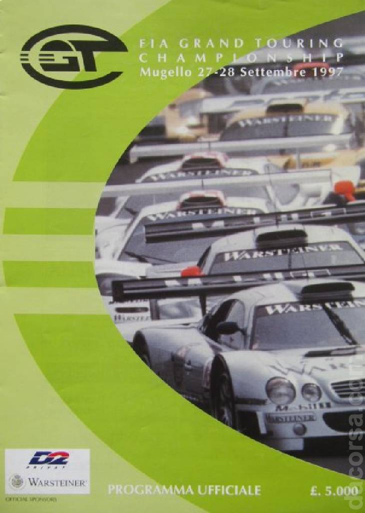 Poster of Mugello 4 Hours 1997, FIA GT Championship round 09, Italy, 27 - 28 September 1997