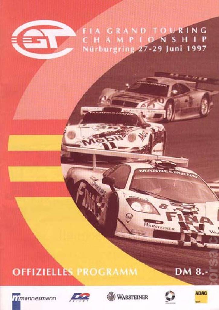 Poster of Nurburgring 4 Hours 1997, FIA GT Championship round 04, Germany, 27 - 29 June 1997