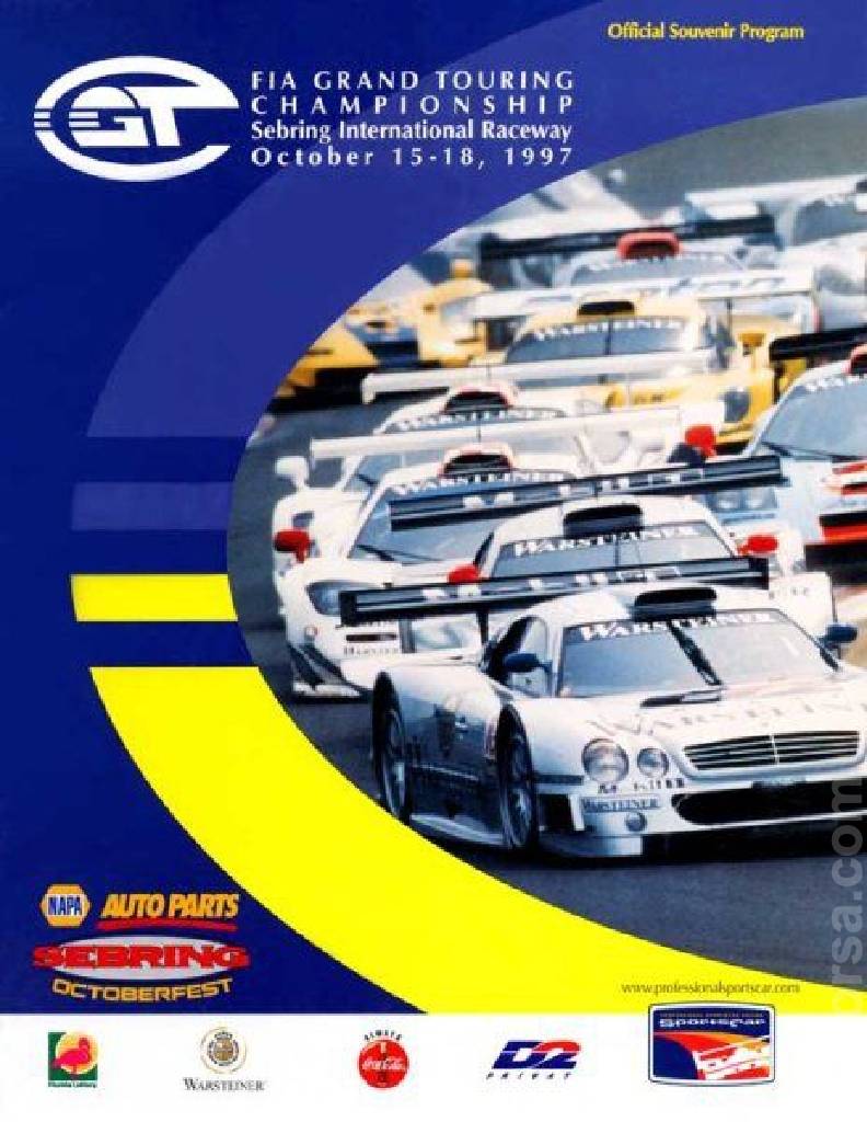 Poster of Sebring Oktoberfest 1997, FIA GT Championship round 10, United States, 15 - 18 October 1997