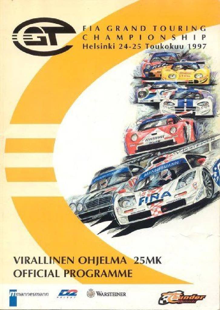 Poster of Thunder in Helsinki 1997, FIA GT Championship round 03, Finland, 24 - 25 May 1997