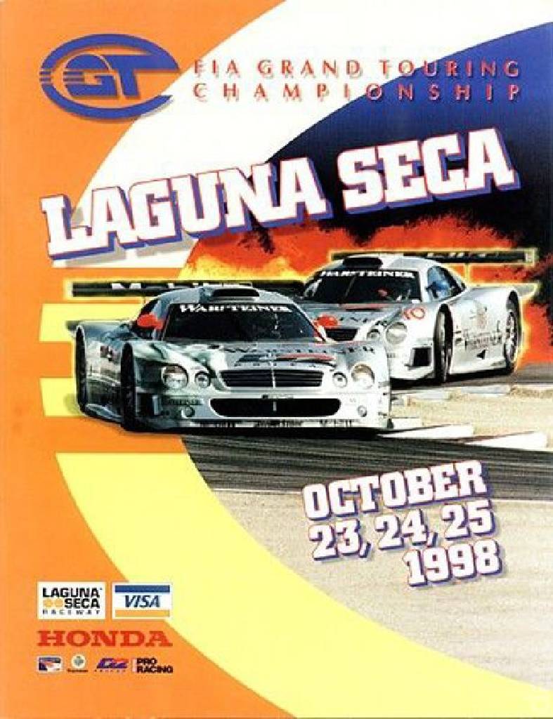 Poster of Visa Sports Car Championships 1998, FIA GT Championship round 10, United States, 23 - 25 October 1998