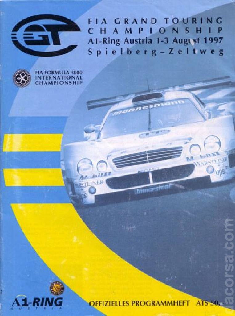 Poster of Zeltweg 4 Hours 1997, FIA GT Championship round 06, Austria, 1 - 3 August 1997