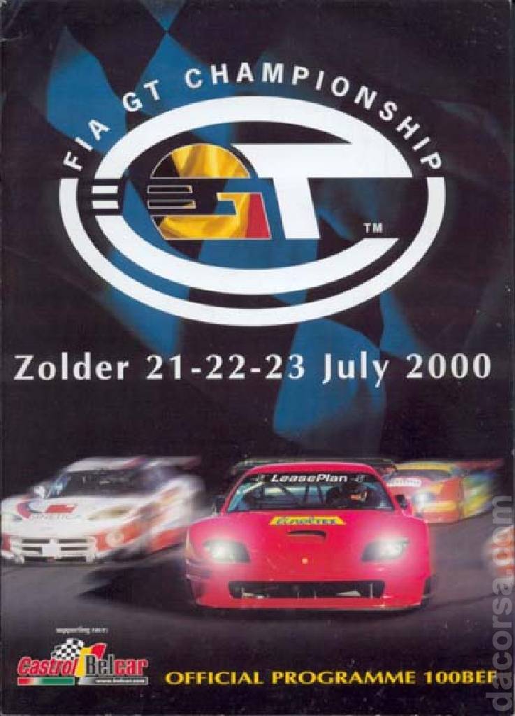 Poster of Zolder 500km 2000, FIA GT Championship round 06, Belgium, 21 - 23 July 2000
