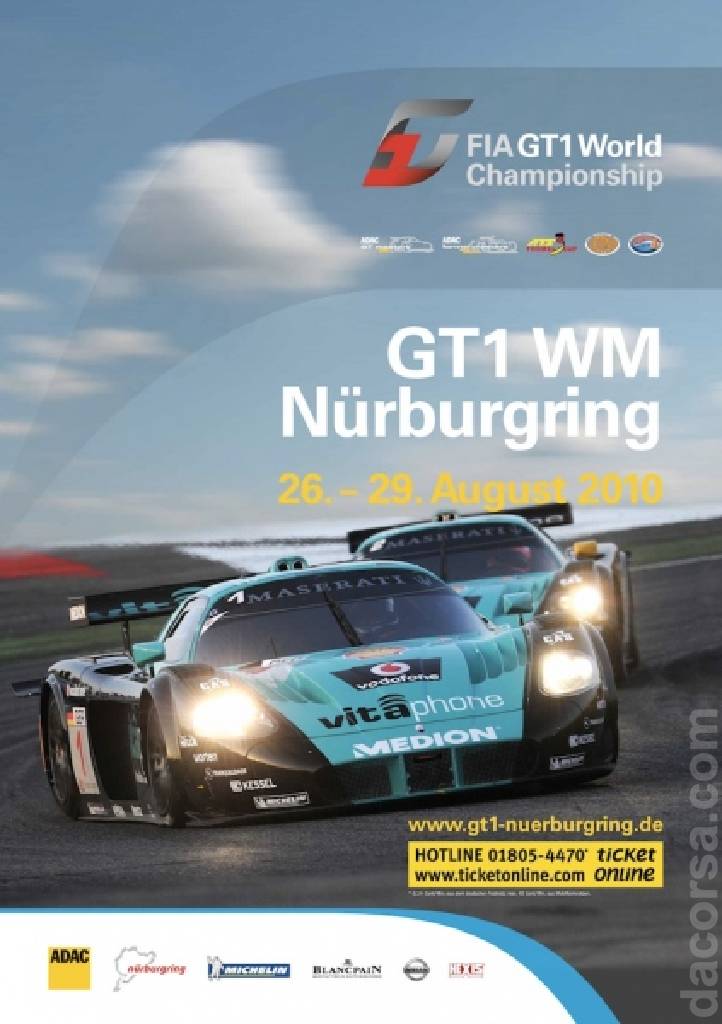 Image representing FIA GT1 World Championship Nurburgring 2010, Germany, 26 - 29 August 2010