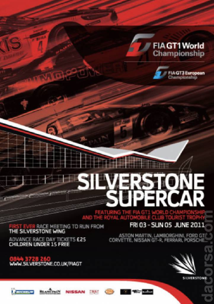 Poster of RAC Tourist Trophy 2011, FIA GT1 World Championship round 05, United Kingdom, 3 - 5 June 2011