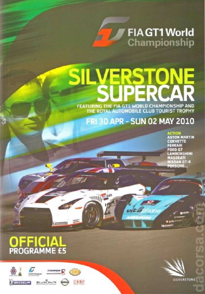 Poster of FIA GT3 Silverstone 2010, FIA GT3 European Championship round 01, United Kingdom, 30 April - 2 May 2010