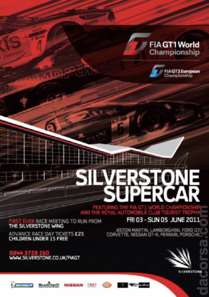 Poster of FIA GT3 Silverstone 2011, FIA GT3 European Championship round 03, United Kingdom, 3 - 5 June 2011