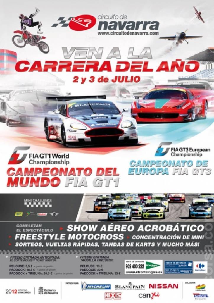 Poster of FIA GT3 Navarra 2011, FIA GT3 European Championship round 05, Spain, 2 - 3 July 2011