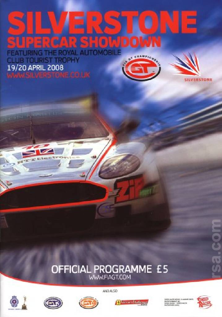 Poster of FIA GT3 Championship Silverstone 2008, FIA GT3 European Championship round 01, United Kingdom, 19 - 20 April 2008