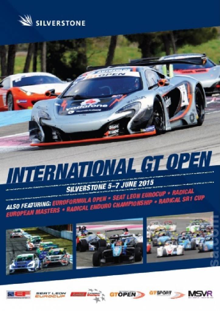 Poster of GT Open championship - round 3 2015, International GT Open round 03, United Kingdom, 5 - 7 June 2015