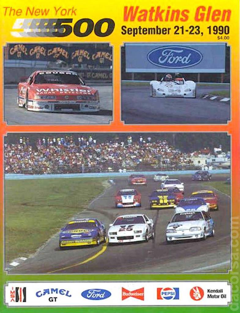 Poster of The New York 500 1990, IMSA GT Championship round 17, United States, 21 - 23 September 1990