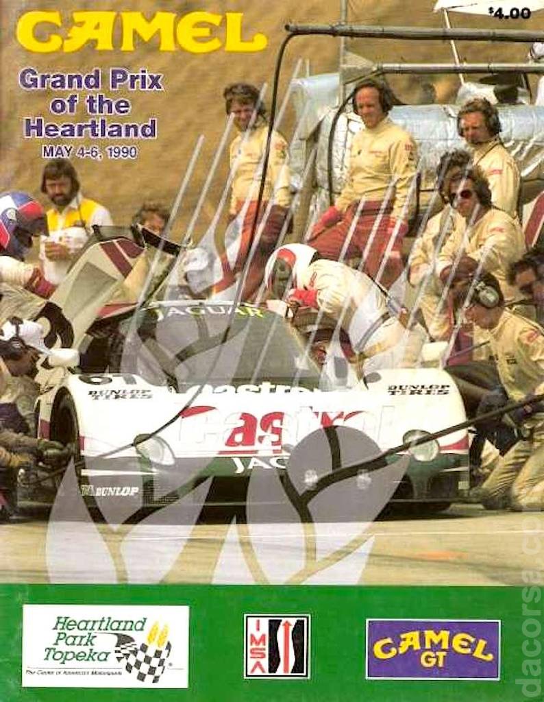 Poster of Camel Grand Prix of Heartland 1990, IMSA GT Championship round 07, United States, 4 - 6 May 1990