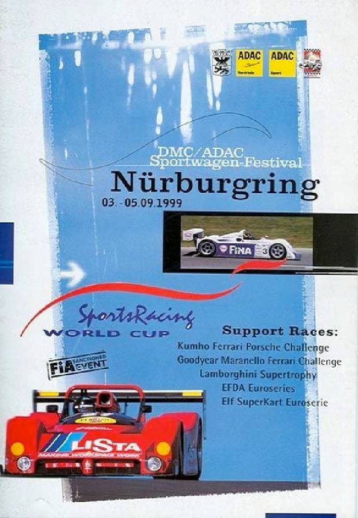 Poster of Intl. ADAC Sportwagen Festival 1999, International Sports Racing Series round 07, Germany, 3 - 5 September 1999