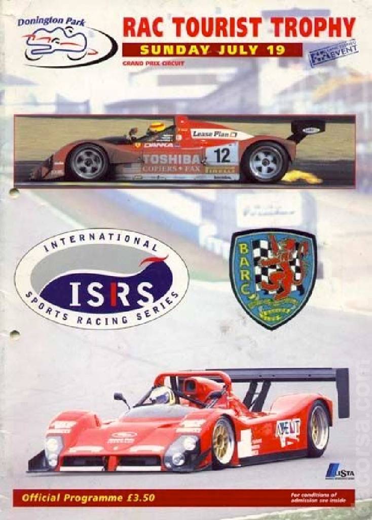 Poster of RAC Tourist Trophy 1998, International Sports Racing Series round 04, United Kingdom, 18 - 19 July 1998