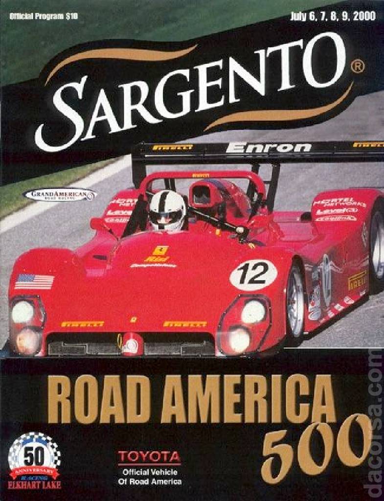 Poster of Sargento Road America 500 2000, International Sports Racing Series round 05, United States, 6 - 9 July 2000