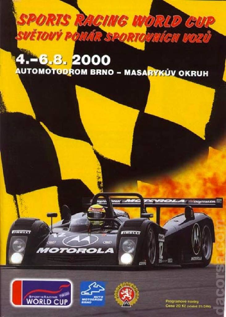 Poster of Sports Racing World Cup Brno 2000, International Sports Racing Series round 06, Czech Republic, 4 - 6 August 2000