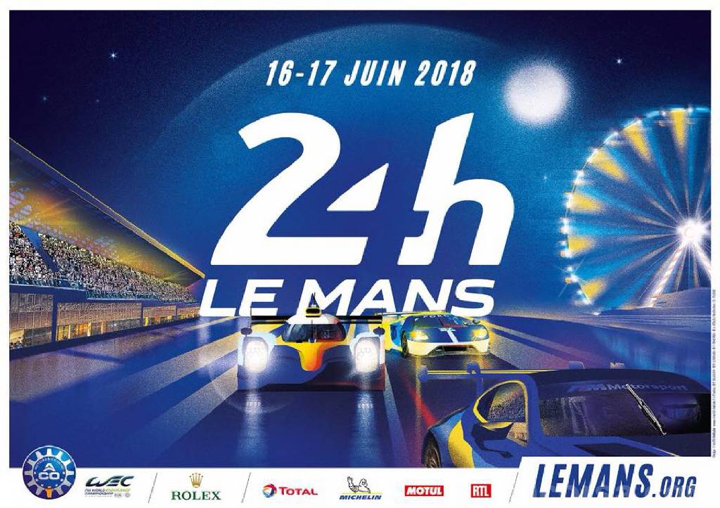 Poster of 86. edition des 24 Heures du Mans, France, 16 - 17 June 2018