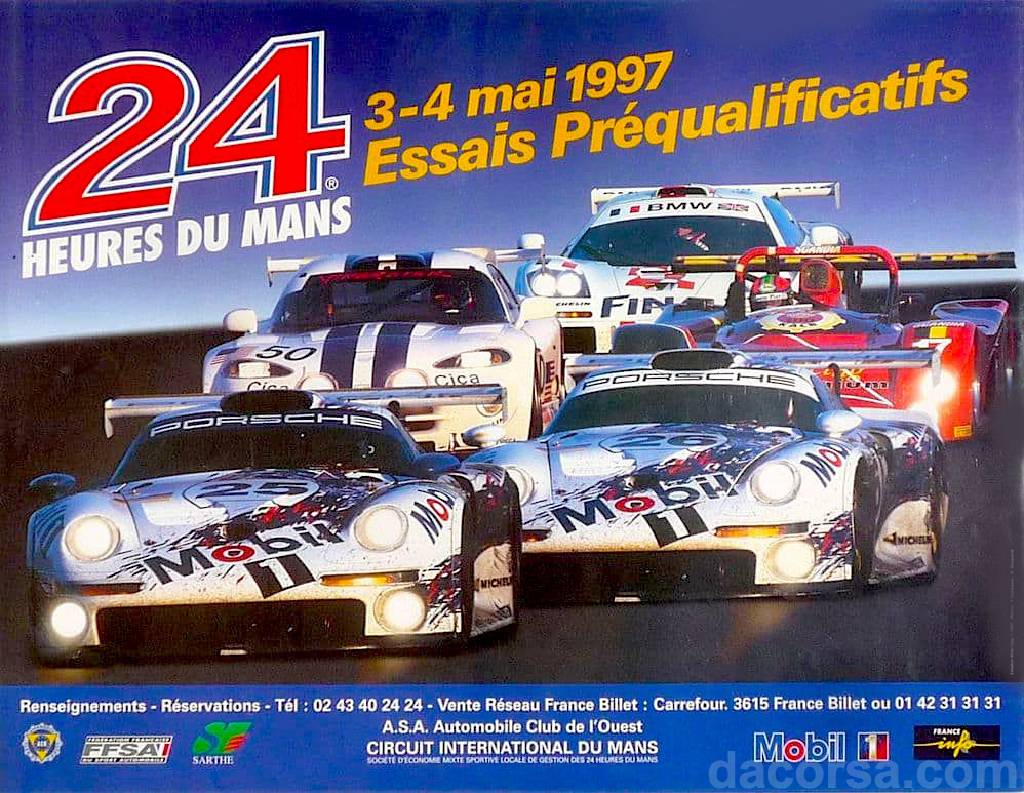 Poster of Essais Preliminaires des 24 Heures du Mans 1997, France, 3 - 4 May 1997