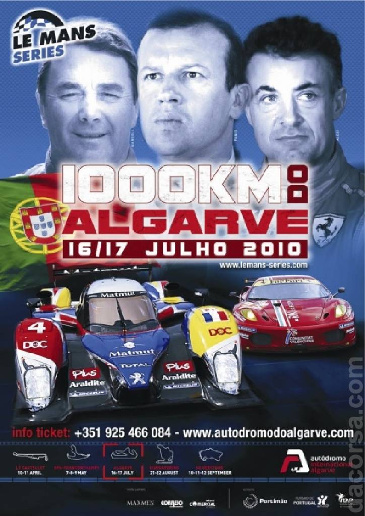 Poster of 1000km do Algarve 2010, Le Mans Series round 03, Portugal, 15 - 17 July 2010