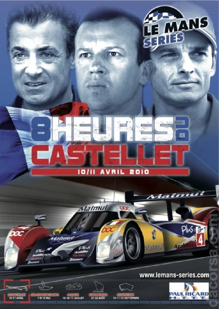 Poster of 8H du Castellet, Le Mans Series round 01, France, 9 - 11 April 2010