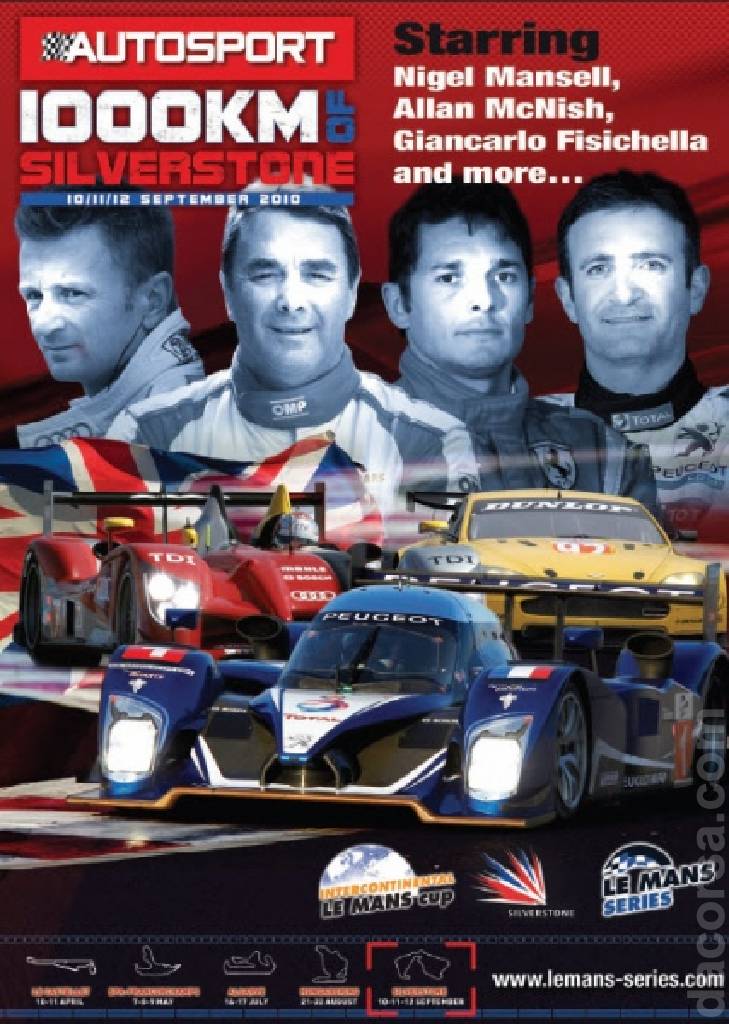 Image representing Autosport 1000km de Silverstone 2010, Le Mans Series round 05, United Kingdom, 10 - 12 September 2010