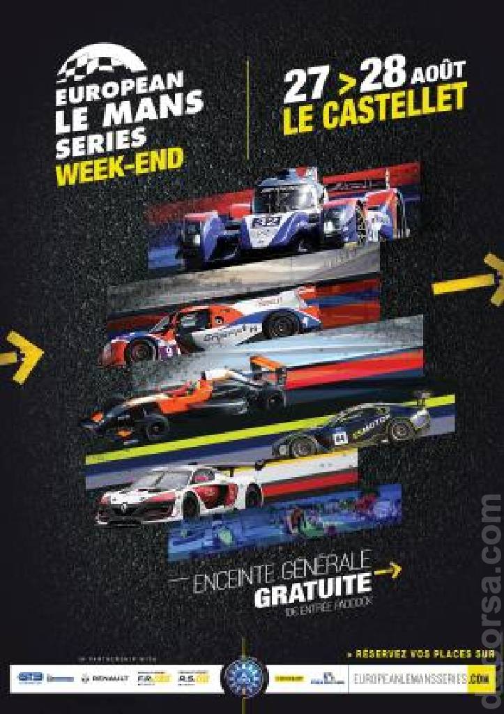 Poster of 4 Hours of Le Castellet 2016, Michelin Le Mans Cup round 04, France, 26 - 28 August 2016
