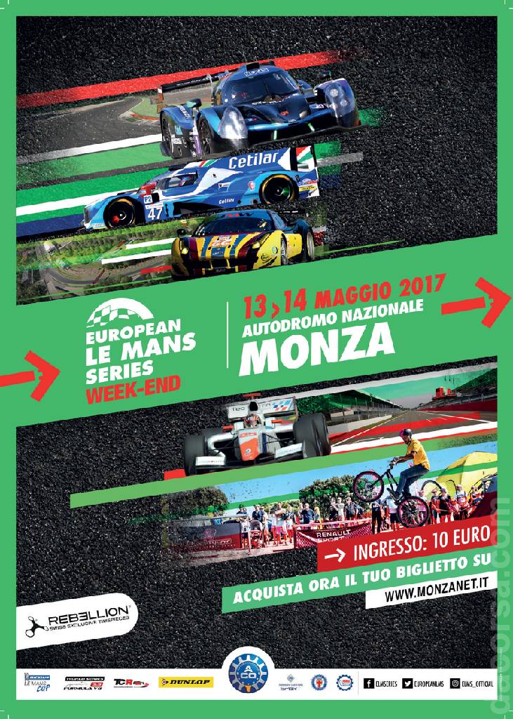 Poster of 4 Hours of Monza 2017, Michelin Le Mans Cup round 01, Italy, 1 May 2017