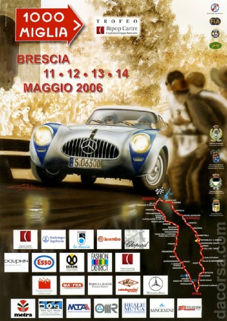 Image representing Mille Miglia 2006, Italy, 11 - 14 May 2006
