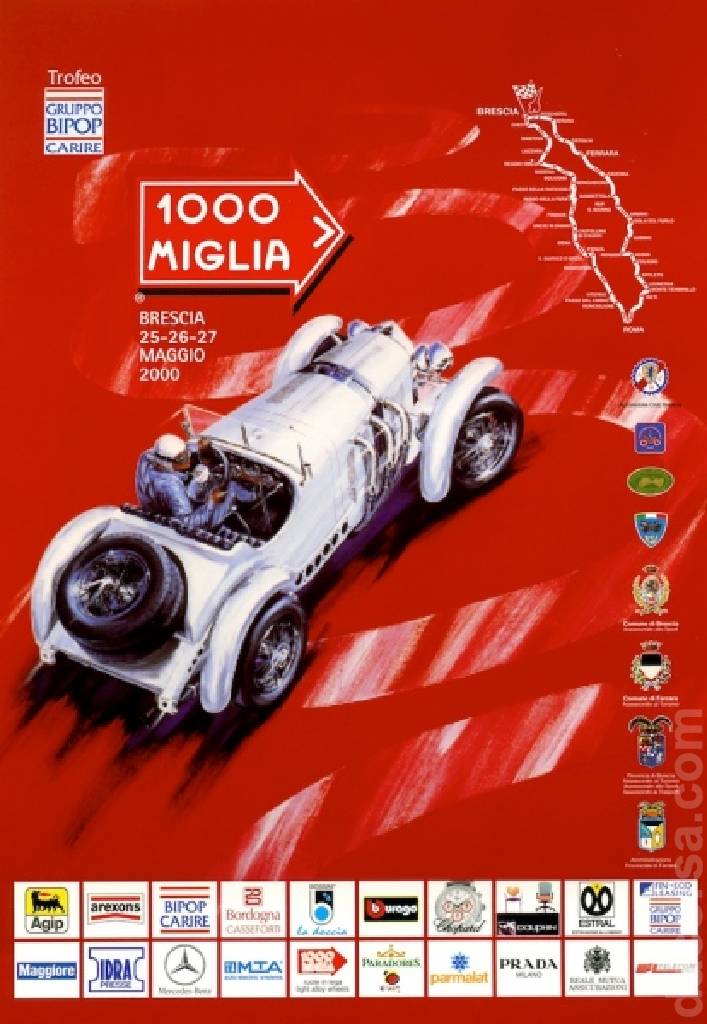 Poster of Mille Miglia 2000, Italy, 24 - 26 May 2000