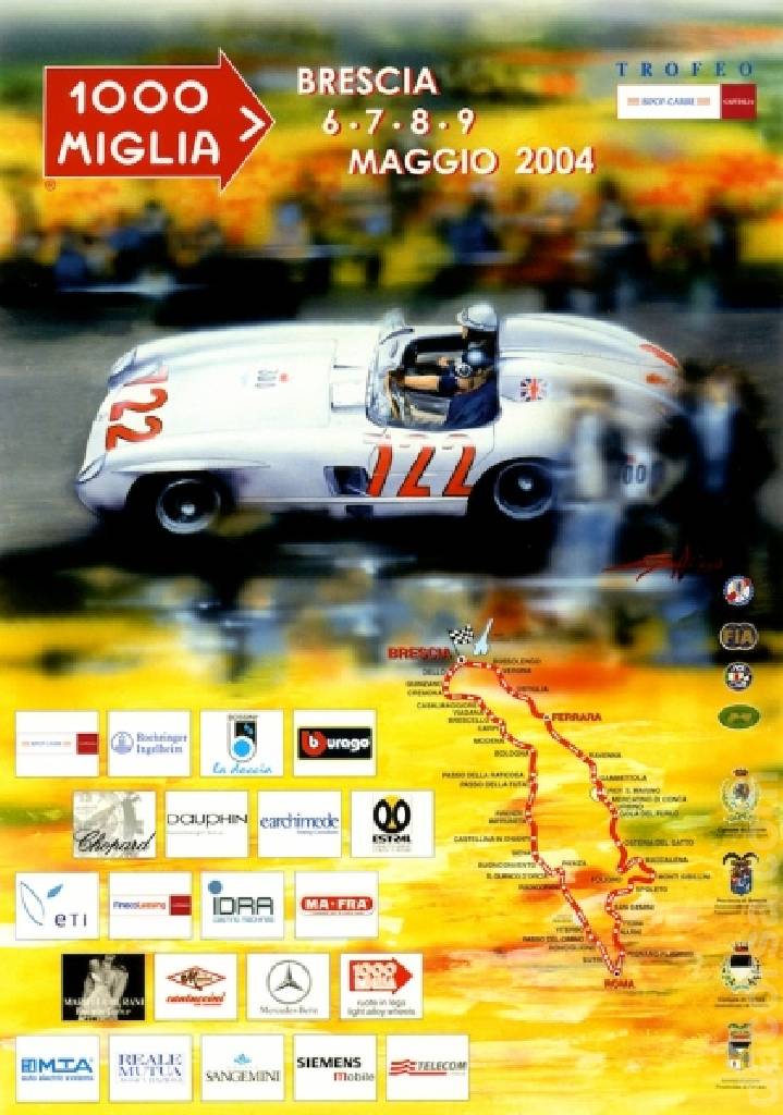 Poster of Mille Miglia 2004, Italy, 5 - 8 May 2004