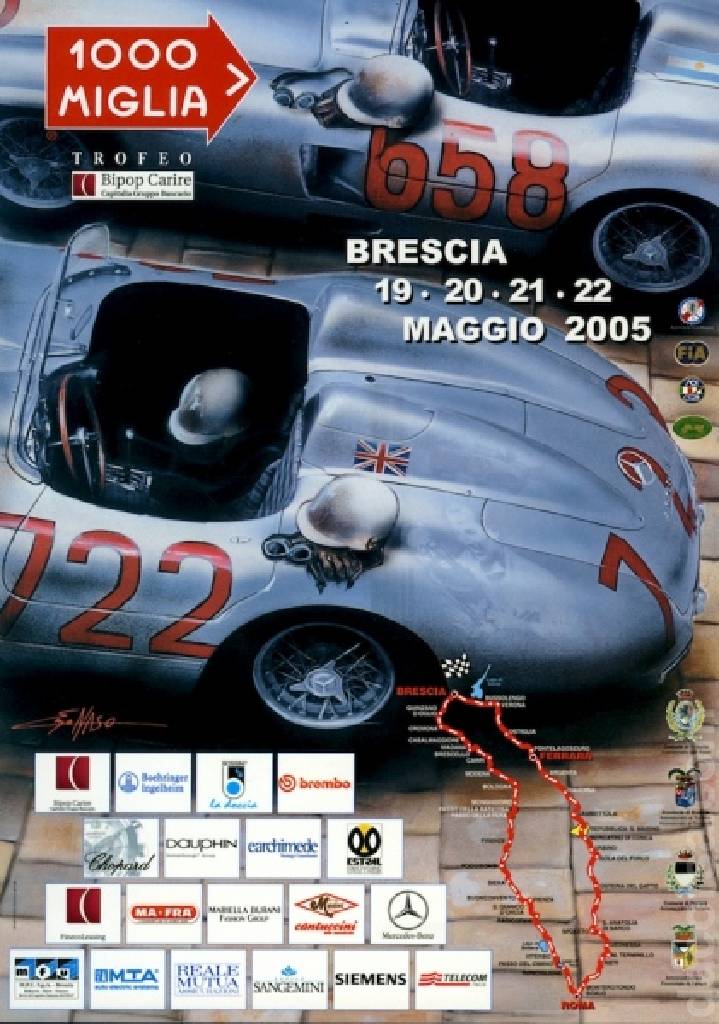 Poster of Mille Miglia 2005, Italy, 19 - 22 May 2005