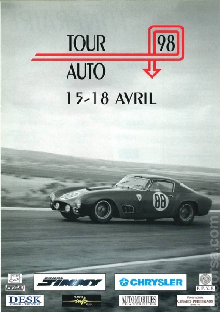 Image representing Tour Auto 1998, France, 14 - 18 April 1998