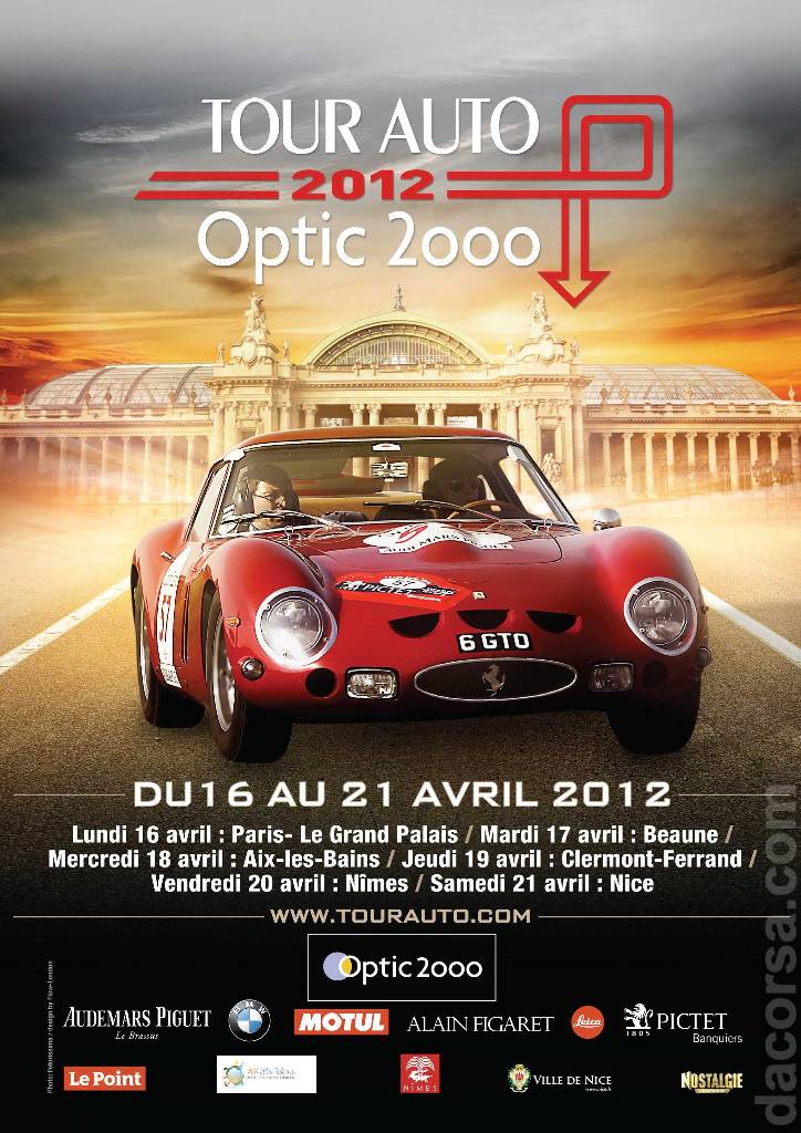 Image representing 2012 Tour Auto Optic 2000, France, 16 - 21 April 2012