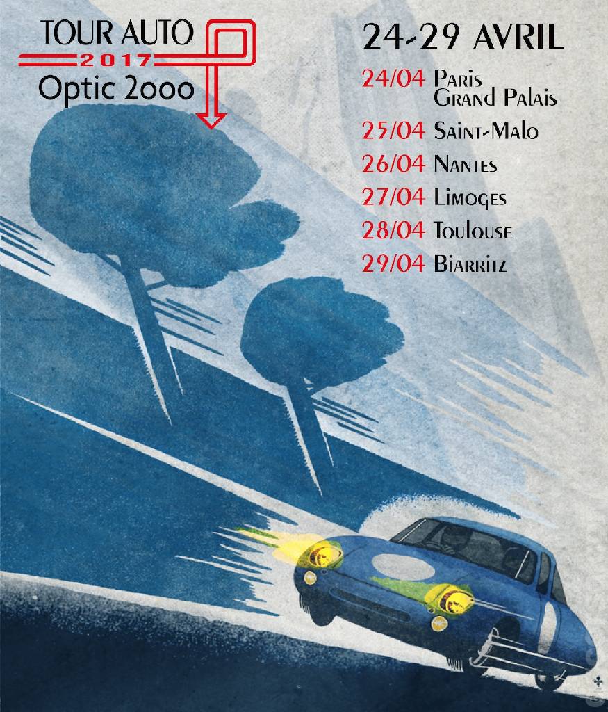 Image representing 2017 Tour Auto Optic 2000, France, 24 - 30 April 2017