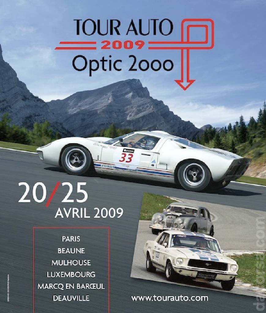 Image representing 2009 Tour Auto Optic 2000, France, 21 - 25 April 2009
