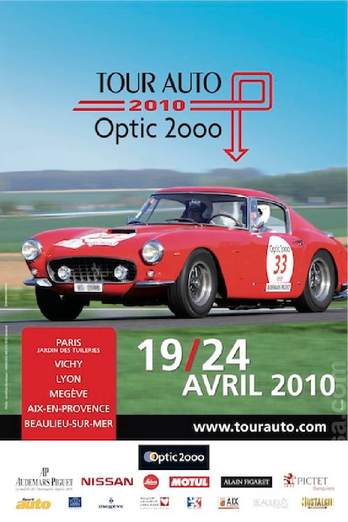 Poster of 2010 Tour Auto Optic 2000, France, 19 - 24 April 2010