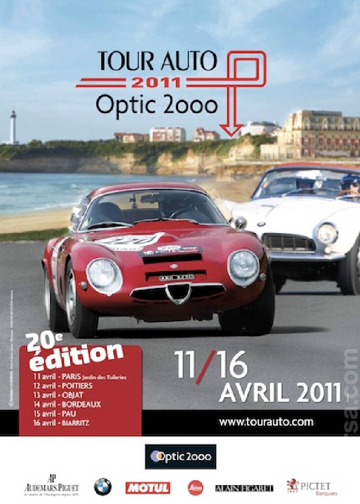 Image representing 2011 Tour Auto Optic 2000, France, 11 - 16 April 2011