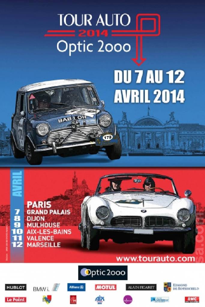Image representing 2014 Tour Auto Optic 2000, France, 7 - 12 April 2014